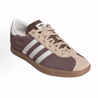 adidas originals Stadt 舒适柔软薄底 低帮 板鞋 男女同款 褐色