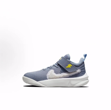 Nike Team Hustle D 10 Dream 低帮 篮球鞋 蓝白色 中小童