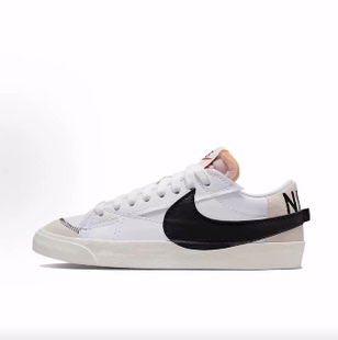 Blazer 男款 Jumbo 板鞋 白黑色 低帮 Nike