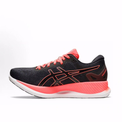 Asics Glideride 舒适百搭 减震 低帮 跑步鞋 男款 黑粉