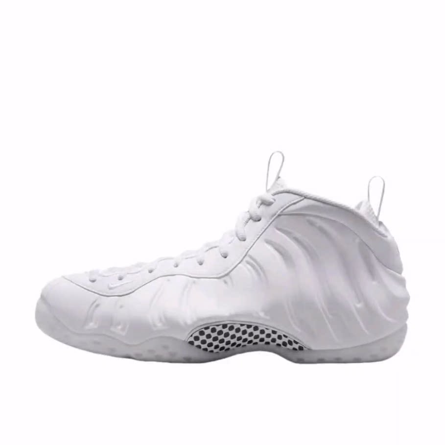 Nike Foamposite One Triple White 中帮 复古篮球鞋 男女同款