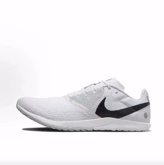 Nike 织物耐磨透气 低帮 跑步鞋 男女同款 白