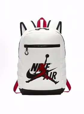 Jordan 乔丹 Jumpman Nike air子母背包双肩包男女同款 白色