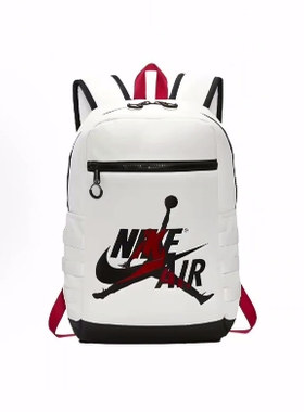 Jordan 乔丹 Jumpman Nike air子母背包双肩包男女同款 白色