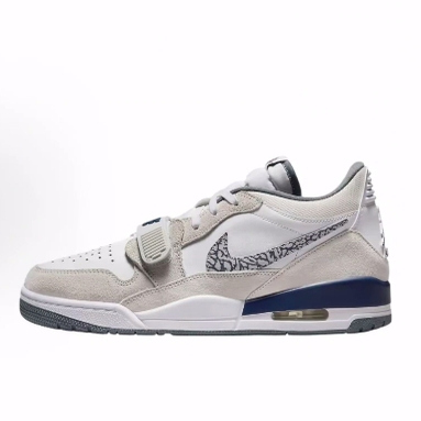 Jordan Legacy 312 Low 舒适百搭低帮 复古篮球鞋 男款 白灰色