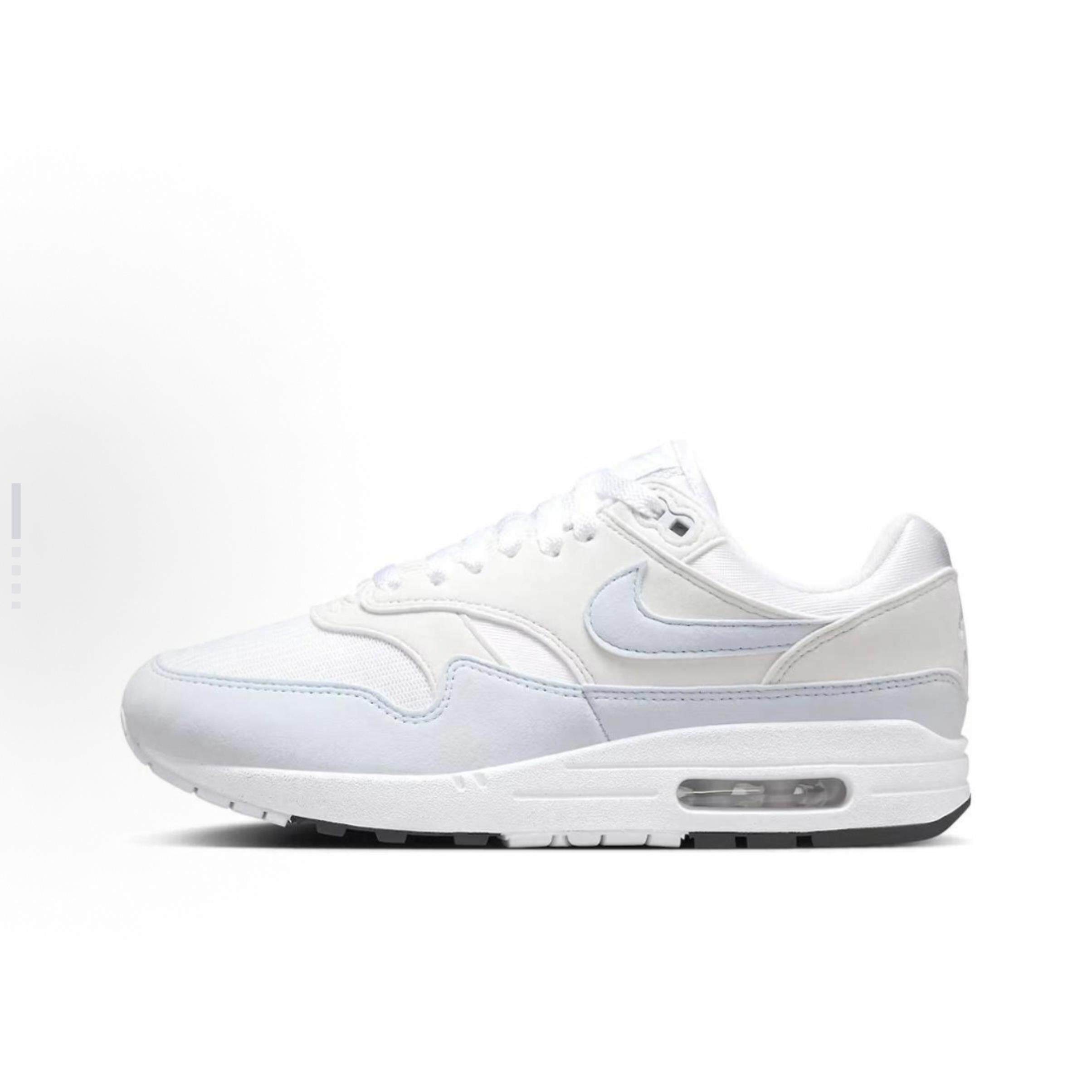 Nike Air Max 1 舒适简洁 低帮 生活休闲鞋女款 白灰蓝DZ2628-105