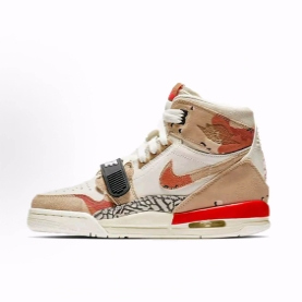 Jordan Legacy 312 Desert Camo减震耐磨 高帮儿童篮球鞋青少年