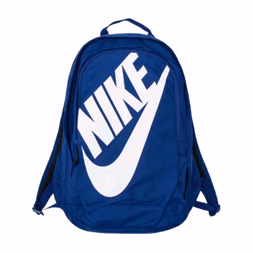 Nike 简约时尚品牌Logo 织物 双肩包 常规 男女同款情侣款 蓝色