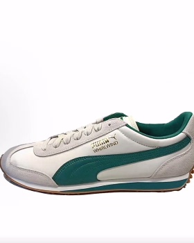 PUMA彪马 Whirlwind Classic 低帮跑步鞋 男款 卡其绿
