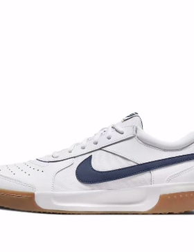 Nike Court Lite 3 Zoom 减震透气防滑 低帮 网球鞋 男款 白蓝