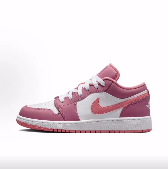 Jordan Air Jordan 1 Low Desert Berry 低帮 儿童篮球鞋