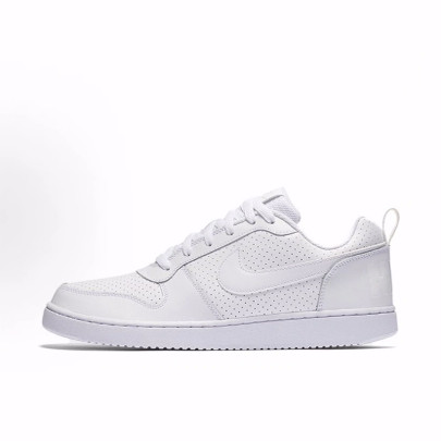Nike Court Borough Low  复古 减震耐磨 低帮 板鞋 男款 纯白