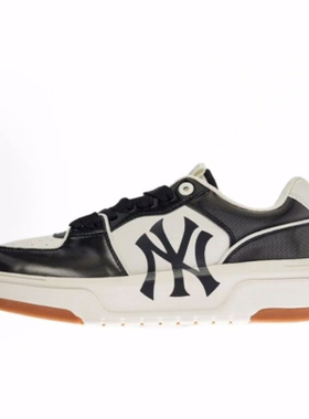 MLB Chunky Liner 24SS 纽约洋基队低帮 板鞋 男女同款 液态黑