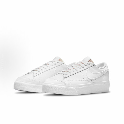 Nike Blazer Platform 合成革低帮 板鞋 女款DJ0292-100