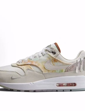 Nike Air Max 1 运动 低帮 生活休闲鞋 女款 白色