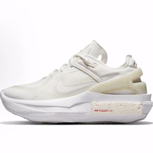 Edge 运动舒适 低帮 Nike 女款 Waffle 生活休闲鞋 米白 Fontanka