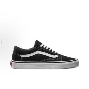 Black Skool 绒面革低帮 板鞋 黑白 Vans 男女同款 Old