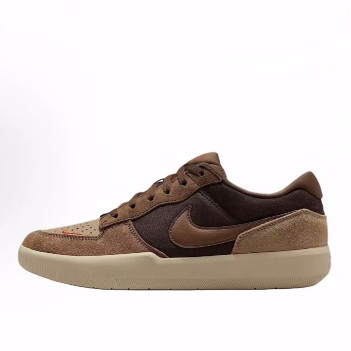 Nike SB Force 58 耐磨 低帮 板鞋 男女同款 棕色