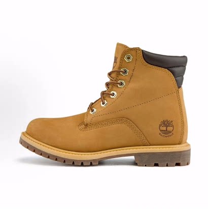 Timberland添柏岚,Martin防水防泼水 黄靴马丁靴户外靴女款小麦色