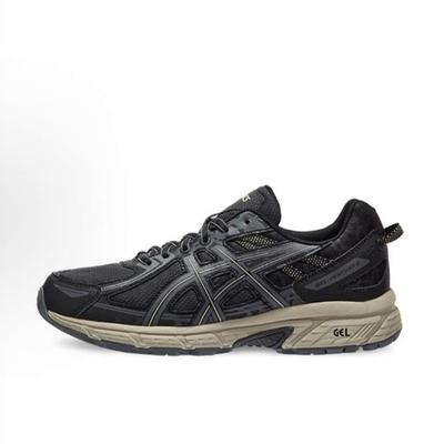 Asics Gel-Venture 6 舒适 网布 低帮跑步鞋 男款 灰色