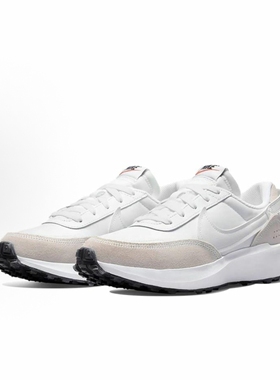Nike Waffle Debut  低帮 生活休闲鞋 女款 白灰色DH9523-100