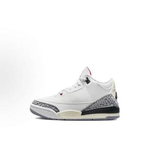 Air Jordan 3 White Cement Reimagined PS中帮 复古篮球鞋中小童