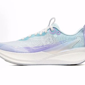 LiNing李宁 赤兔8PRO 竞速耐磨透气轻便 低帮跑步鞋 女款 白绿色