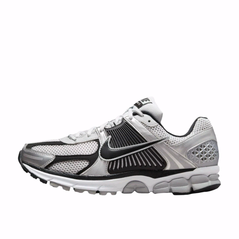 Nike Zoom Vomero 5 低帮 休闲训练城市通勤跑步鞋 男款 银黑色