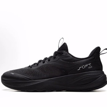 LiNing李宁 Soft Go 2 V4 时尚百搭低帮 生活休闲鞋 男款 黑色,运动鞋new,运动休闲鞋,淘宝优惠券,粉丝福利购,淘宝优惠卷