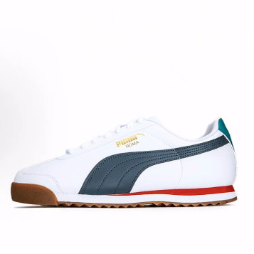 Puma Roma Basic+ 低帮综合训练鞋 男女同款 白蓝红