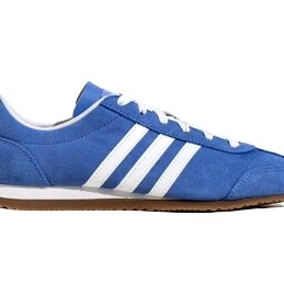 adidas VS JOG 2.0低帮 生活休闲鞋 男女同款 蓝色