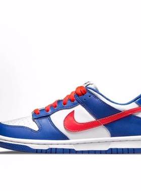 Nike Dunk Royal Red 哆啦A梦机器猫 低帮 儿童板鞋 青少年
