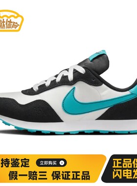 【蛋挞体育】 Nike 跑步鞋 四季通用 织物皮革 圆头 黑色 蓝色