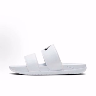 Nike Offcourt 柔软舒适  一字拖鞋 女款 白色