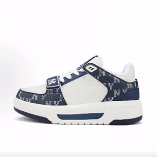 MLB 纽约洋基队 高帮 生活休闲鞋 男女同款 藏青色