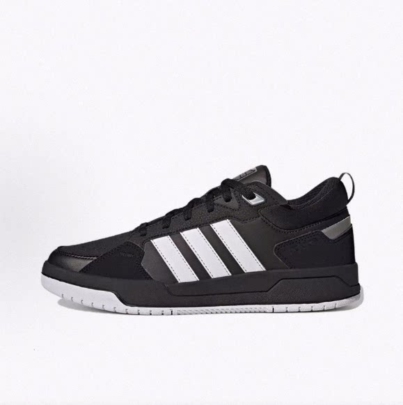 adidas neo 100DB 织物皮革 低帮 板鞋 男女同款