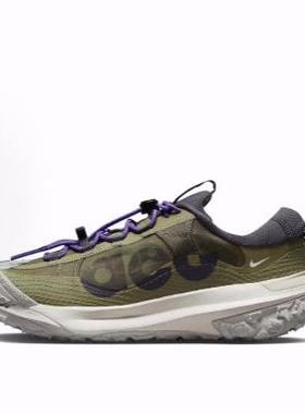 Nike ACG Mountain Fly 2 低帮 户外功能鞋 男款 军绿色