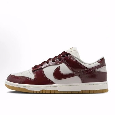 Nike Dunk WMNS“Team Red Croc” Low 低帮 板鞋 女款 红棕白