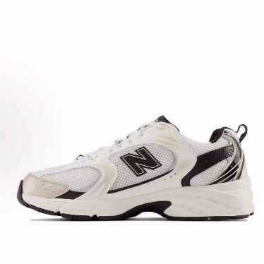 New Balance NB 530 低帮 休闲城市通勤跑步鞋 男女同款 白黑金