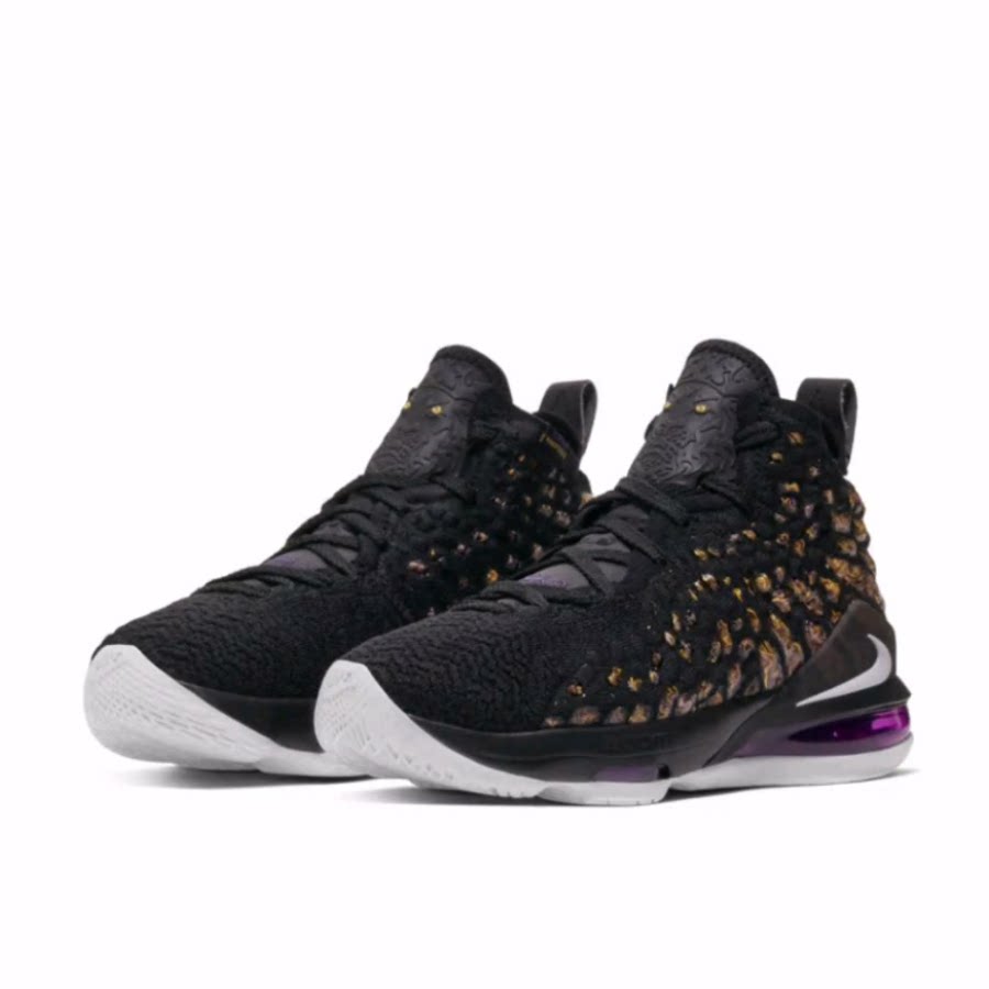 Nike Lebron 17 XVII EP 詹姆斯 17 高帮 实战篮球鞋 男款 黑色