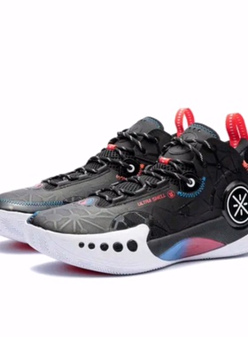 LiNing李宁 韦德幻影3 舒适 中帮  Probar Loc 篮球鞋 男款 黑色