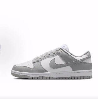 Nike Dunk Low Next Nature 耐磨 低帮 板鞋 女款 灰白