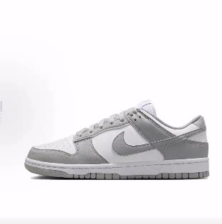 Nike Dunk Low Next Nature 耐磨 低帮 板鞋 女款 灰白