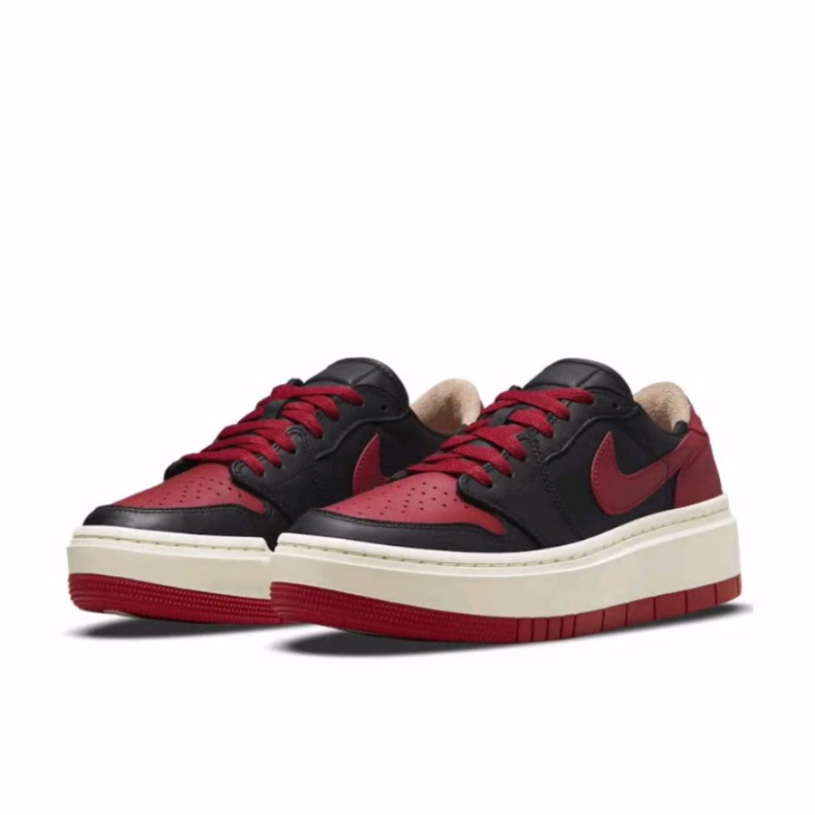 Jordan Air Jordan 1 elevate low se 低帮 复古篮球鞋 女款 黑红