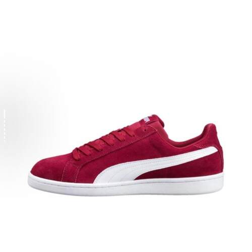 PUMA Smash系列 Suede 低帮 板鞋 男款 藏红361730-18