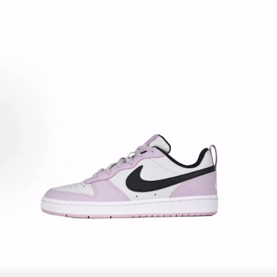 Nike Court Borough Low 2 皮革 舒适百搭 低帮 儿童板鞋 浅紫色
