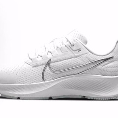 Nike Pegasus 38 舒适 低帮 气垫 休闲训练跑步鞋 女款 白色