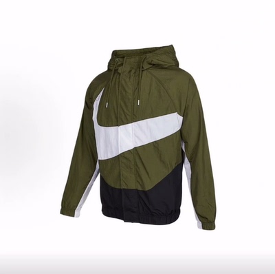 Nike Sportswear Swoosh 大Logo印花连帽梭织夹克外套  男款