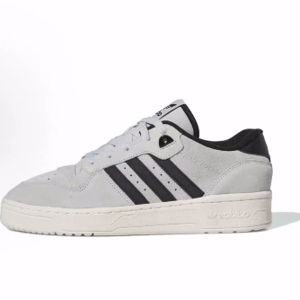 adidas originals Rivalry系列 舒适时尚 低帮 板鞋 男款 白色