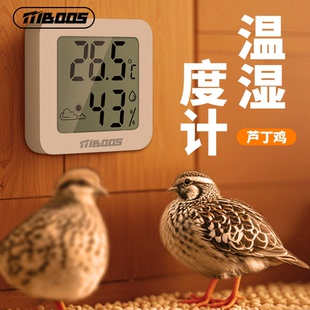 爬宠温湿度计宠物养殖专用小鸡孵化高精度鹦鹉乌龟守宫电子温度计